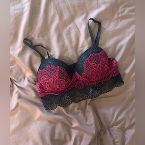 Never Worn! Black & Red lace bra